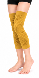 Genouillères de yoga protectrices, genouillères de soutien OEM, genouillères de sport fines et souples en silicone EVA respirant à compression - Product Image 5