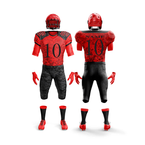 Uniforme de Fútbol Americano Personalizado al por Mayor para Hombre, de Alta Calidad, con Spandex, Manga Corta, Último Diseño, Logotipo Personalizado OEM, Sublimación - Product Image 5