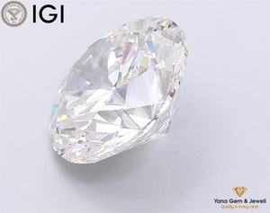 Classy Crafted 7,00 CT Diamond Forma redonda CVD Lab Grown VVS2 Clarity G Color con certificado IGI - Product Image 4