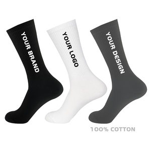 Men's Blue Crew Socks With Hot Air Balloon Print Green Cuff <b>Red</b> <b>Heel</b> Black Toe Digital Printing Breathable Knitted Summer Daily - Product Image 5