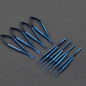 Ophthalmic Surgical Micro Castroviojo Corneal Scissors Steel Manual for Eye Surgery Instruments By <b>Blush</b> Surgical - Product Image 5