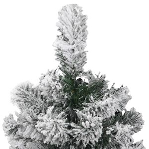 Sapin de Noël Artificiel Articulé de 47,2 pouces avec Neige Floquée pour Décorations Festives - Product Image 4