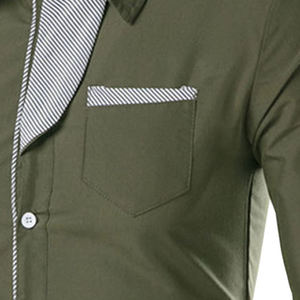 Últimos diseños de camisas de vestir para hombre, alta calidad, transpirables, cómodas, muy vendidas, mejor estilo, camisa de vestir para hombre con precio razonable - Product Image 5