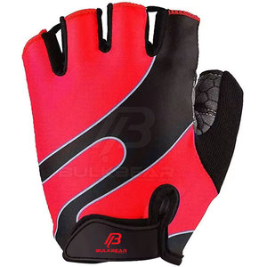 High Quality Summer Leather Half Finger Cycling <b>Gloves</b> for Men <b>Touchscreen</b> Compatible Lightweight Comfortable Grip for Road - Product Image 2
