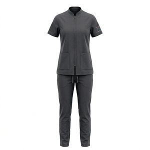 Wholesale Custom Nurse <b>Scrubs</b> Stretchy <b>Plus</b> <b>Size</b> <b>Scrubs</b> Jogger Sexy Fashion Women Nursing <b>Scrubs</b> Uniforms Sets Water Repellent - Product Image 1