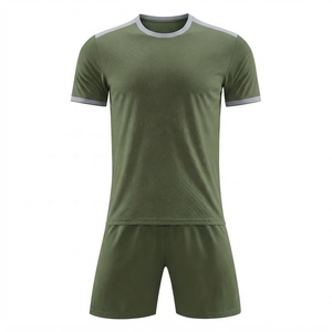 Uniforme de Fútbol Flexible, Transpirable y Ligero, Jersey con Pantalones Cortos a Juego, para Entrenamiento, Partido y Competencia Deportiva - Product Image 1