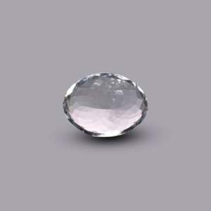 Natural Sky Blue Aquamarine 5.2 Carat Faceted Oval Cabochon Loose Gemstone for Fine Jewelry - Product Image 2