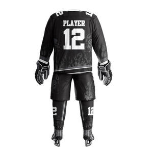 Uniforme de hockey sur glace de qualité supérieure pour hommes, fabriqué au Pakistan, vêtements d'entraînement en ensemble, prix de gros pour adultes - Product Image 3