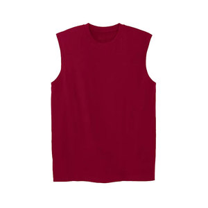 Hot Sale Men Muscle Tank Top Cotton Spandex Blend Soft Flexible Fitness Bodybuilding <b>Stringer</b> <b>Vest</b> Custom Cut Sleeveless Shirt - Product Image 1
