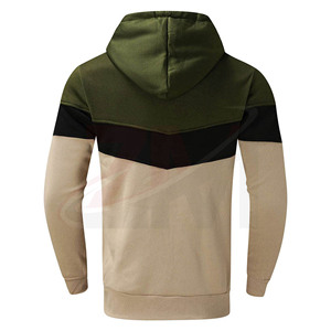Conjunto Deportivo de Hombre con Capucha y Pantalones Deportivos en Bloques de Color, Estilo Casual, Manga Larga, para Otoño, Transpirable, 100% Poliéster y Algodón - Product Image 4