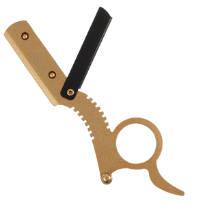 Navaja de Afeitar Profesional de Acero Inoxidable para Hombre, Herramienta de Barbería, Logotipo Personalizado, OEM, Venta al por Mayor, Proveedor de Artículos de Aseo, MOQ Bajo - Product Image 1