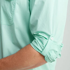 Camisas de Trabajo Personalizadas para Hombre, Cómodas, Transpirables, de Manga Corta, para Senderismo y Pesca, Protección UPF 50+, Resistentes al Viento, con Botones Frontales y Logotipo - Product Image 5