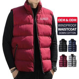Chaleco Acolchado de Plumón para Hombre, Diseño Nuevo 2026, Casual, con Cierre Completo, Sin Mangas, para Invierno - Product Image 3