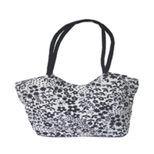Handmade High Quality Cotton Hippie Tote <b>Bag</b> for Women Stylish Floral Printed <b>Waterproof</b> <b>Beach</b> Shoulder <b>Bag</b> <b>with</b> Zip Liner Chain - Product Image 1