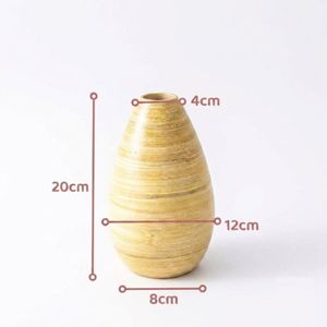Jarrones de Bambú Natural Hechos a Mano, Porta Flores Decorativos para Decoración del Hogar, Proveedor Mayorista con Servicio Personalizado - Product Image 2