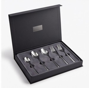 Ensemble de couverts minimalistes en acier inoxydable poli miroir, compatibles lave-vaisselle, pour les tables de mariage - Product Image 6