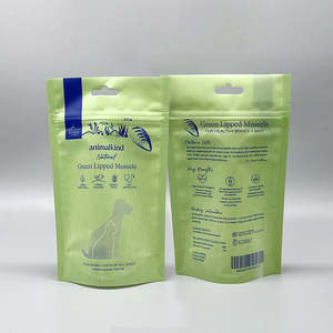 Pochette autoportante mate personnalisée avec fenêtre pour aliments pour animaux de compagnie |   Plastique laminé PET/CPP de petite taille |   Fermeture éclair |   Vietnam - Product Image 3