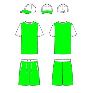 Y2K Streetwear unisexe 100% coton hommes deux pièces ensembles courts T-shirt d'été personnalisé et short surdimensionné tissu tricoté - Product Image 1