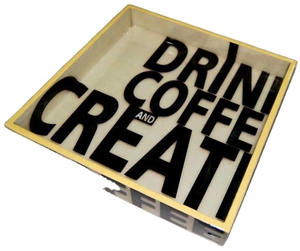 Bandeja de madera de mango natural para servir alimentos, bandeja de almacenamiento de café y alimentos de madera de plateau, fabricada en India, venta al por mayor personalizada - Product Image 5