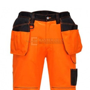Pantalones de trabajo para hombre a precio de mayorista, pantalones de trabajo personalizados de moda para hombre con bolsillos laterales de alta calidad - Product Image 3