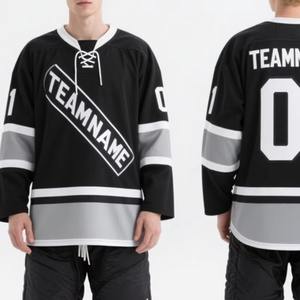 Jersey de Hockey sobre Hielo de Alta Calidad, Servicio OEM, Nueva Llegada, Ropa Deportiva Popular de Equipo, 100% Poliéster, Elástico en Cuatro Direcciones, Protección UV, Invierno - Product Image 6