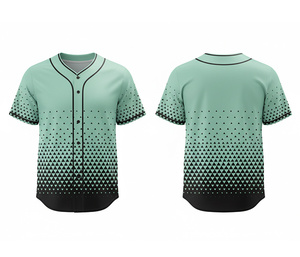 เสื้อเบสบอลแบบสั่งทำพิเศษ – เสื้อเจอร์ซีย์พิมพ์ลายเต็มตัวแบบซับลิเมชั่น |   ชุดเบสบอลทีมพร้อมโลโก้และหมายเลขแบบกำหนดเอง |   ฐานผ้าโพลีเอสเตอร์ที่ระบายอากาศได้ดี - Product Image 1