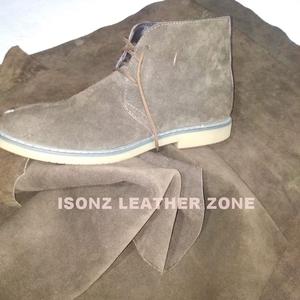 Promotion ISONZ Leather Zone Cuir de vachette véritable suédé Épaisseur 0,7-2,0 mm avec support non tissé - Product Image 2