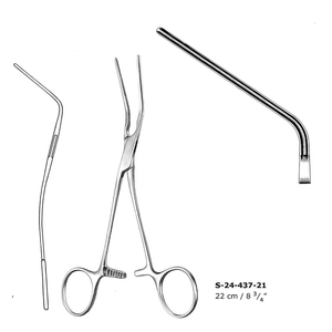 Pince vasculaire DeBakey en acier inoxydable 22 cm, instrument chirurgical multi-usage angulaire pour usage professionnel en milieu hospitalier - Product Image 3