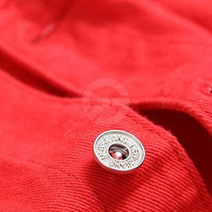 Veste en jean pour homme, style tendance, 100% coton, respirante, écologique, veste d'hiver avec logo sur le devant, personnalisable, haute qualité - Product Image 5