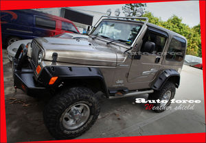 Window Visor,Door Visor Window Deflector Vent Visor for Wrangler 2dr 97~06 Wrangler 2dr 87~95 - Product Image 5