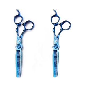 Heavy Duty Barber <b>Shears</b> Coarse Thick Hair 6-Inch Scissors High Carbon <b>Shears</b> Dual Scissor Set Matte Black Swivel - Product Image 2