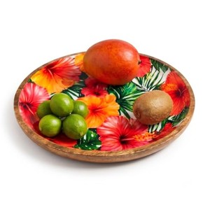 Frutero Rectangular Decorativo Rústico de Madera de Teca Marrón Premium, Venta al por Mayor, Hecho a Mano en Moradabad - Product Image 2