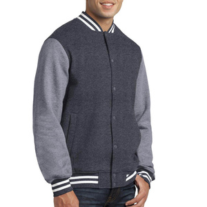 New Trendy Lettermen Varsity <b>Jacket</b> 100% Wool/Polyester/Cotton Canvas Casual Winter Front Logo Customizable Fabric <b>Fleece</b> <b>Lining</b> - Product Image 4