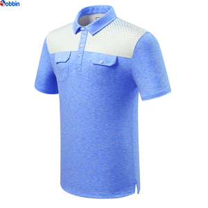 Chemise polo décontractée pour homme, style tendance, respirante, manches courtes, élégante, pour le golf, avec poche, vêtements de sport - Product Image 5