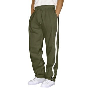 Pantalones Deportivos Ligeros para Hombre, Color Azul Marino, Spandex/Poliéster, Cintura Elástica con Cordón, Casuales, para Invierno, Teñido Liso - Product Image 4