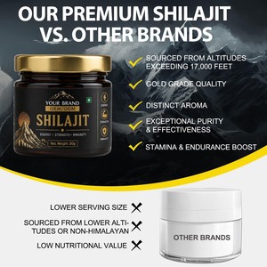 Himalayan shilajit เรซิ่นภูเขา100% เรซิน shilajit ธรรมชาติที่อุดมไปด้วยสารต้านอนุมูลอิสระจากธรรมชาติและแร่ธาตุ85 + - Product Image 6