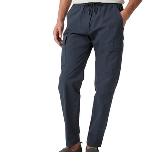 Pantalon cargo pour homme de style américain, coupe ample, multi-poches, pantalon de jogging rétro en coton, décontracté, léger, printemps, automne, été - Product Image 1