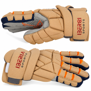 ถุงมือลาครอส IBERIA SPORTS รุ่น Professional Premium PU |   ถุงมือกีฬาแบบมีแผ่นรองปรับแต่งได้สำหรับผู้ชายและผู้หญิงสำหรับการฝึกซ้อม - Product Image 2