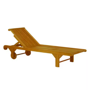 Tumbonas de madera para jardín, piscina y playa, sillas de ocio plegables de la mejor calidad - Product Image 6