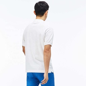Camisa de Lona a Rayas Ecológica de Algodón para Hombre, Manga Corta, Cuello Clásico, Estilo Casual, Fabricante OEM Premium - Product Image 3