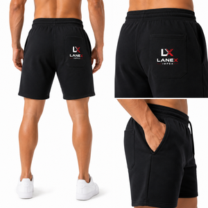 Shorts en molleton pour homme de haute qualité, personnalisés, en coton et polyester, décontractés, pour la gym, avec taille élastique et cordon de serrage, en molleton doux, OEM - Product Image 3