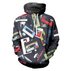 Couverture à capuche personnalisable en polyester 100% qui brille dans le noir, impression par sublimation, design personnalisé - Product Image 3