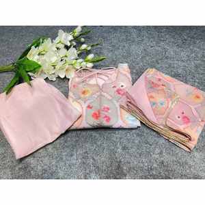 DISEÑADOR GEORGETTE IMPRESIÓN DIGITAL TOP BOTTOM CON DUPATTA PEACH - Product Image 2