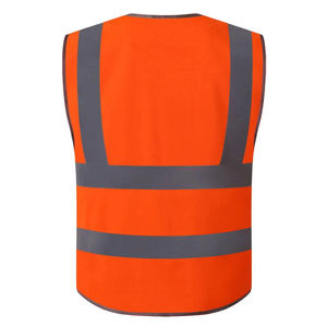 Reflective Vest Safety Vest <b>Jacket</b> Strip Personal Security <b>Construction</b> High Visibility Hi Vis <b>Work</b> Safety Vest - Product Image 4