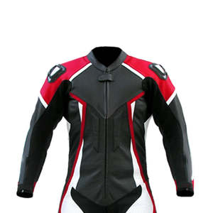 Traje de Motociclismo de Cuero Hecho en Pakistán, Jersey de Carreras de Dos Piezas, Traje de Carreras de Motocicleta, Equipo de Protección de Cuero Vacuno, OEM - Product Image 5