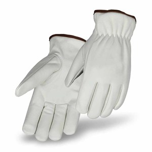 Gants de conducteur en cuir grainé de vachette, résistants à la chaleur et aux étincelles, pour la sécurité industrielle, durabilité robuste, vente en gros, gants de jardinage - Product Image 2