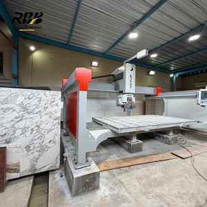 Machine de découpe de pierre haute précision RBB HQ-3220DSM 5+1 axes, moteur haute puissance 15KW, moteur de lame, certifiée CE, caméra - Product Image 3
