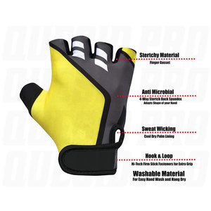 Gants de fitness respirants de haute qualité pour la musculation, l'entraînement en salle de sport, la musculation, les exercices, gants de sport avec logo personnalisé - Product Image 6