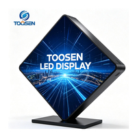 Panneau d'affichage LED flexible, mur vidéo LED, affichage LED sur mesure P1.2 P2 P2.5 7680Hz, service frontal pour conception de formes créatives
