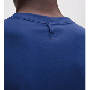 Débardeur tricoté sans manches à capuche bleu pour homme, col montant, imprimé, sportif, séchage rapide, respirant, en coton/bambou, pour l'entraînement - Product Image 6